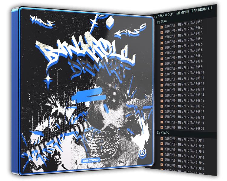 bankroll memphis trap drum kit