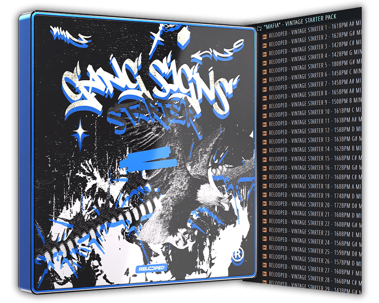 gang signs memphis vintage samples