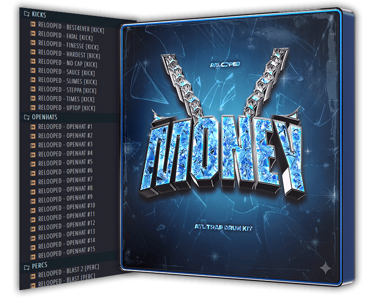 our cash stash sexy drill drum kit comes with all essential sounds you need to make beats like cash cobain